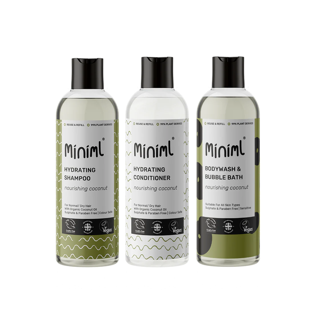 Miniml Nourishing Hair and Beauty Bundle - Coconut