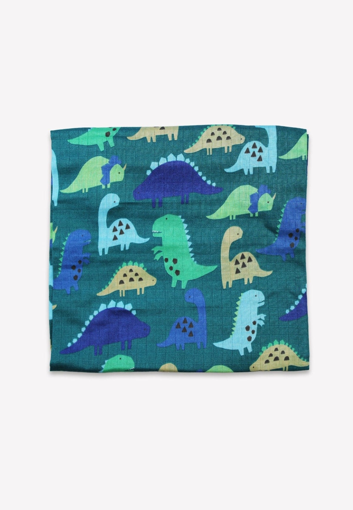 Organic Tonal Dinosaur Muslin 2-Pack