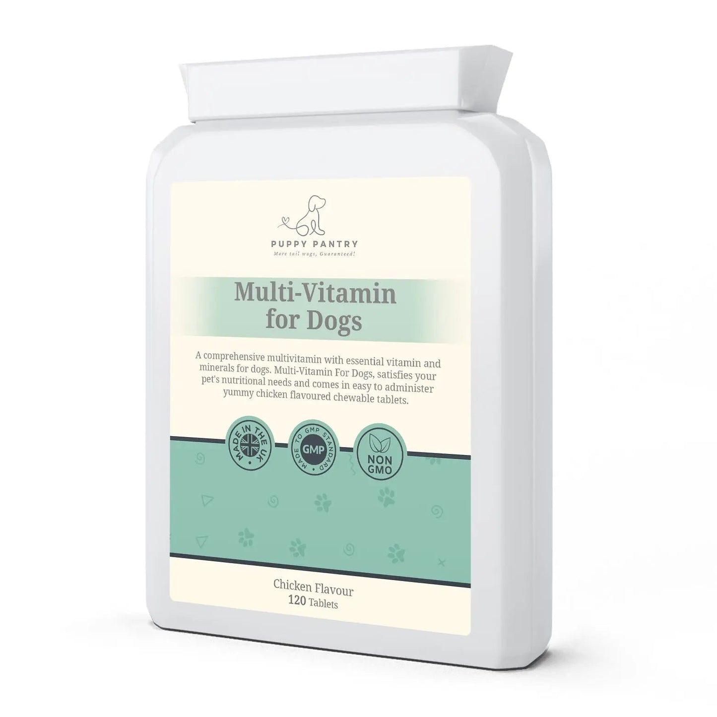 Multivitamin Chews – Chicken (120 Pack)
Supports immunity, skin & coat health, digestion & energy