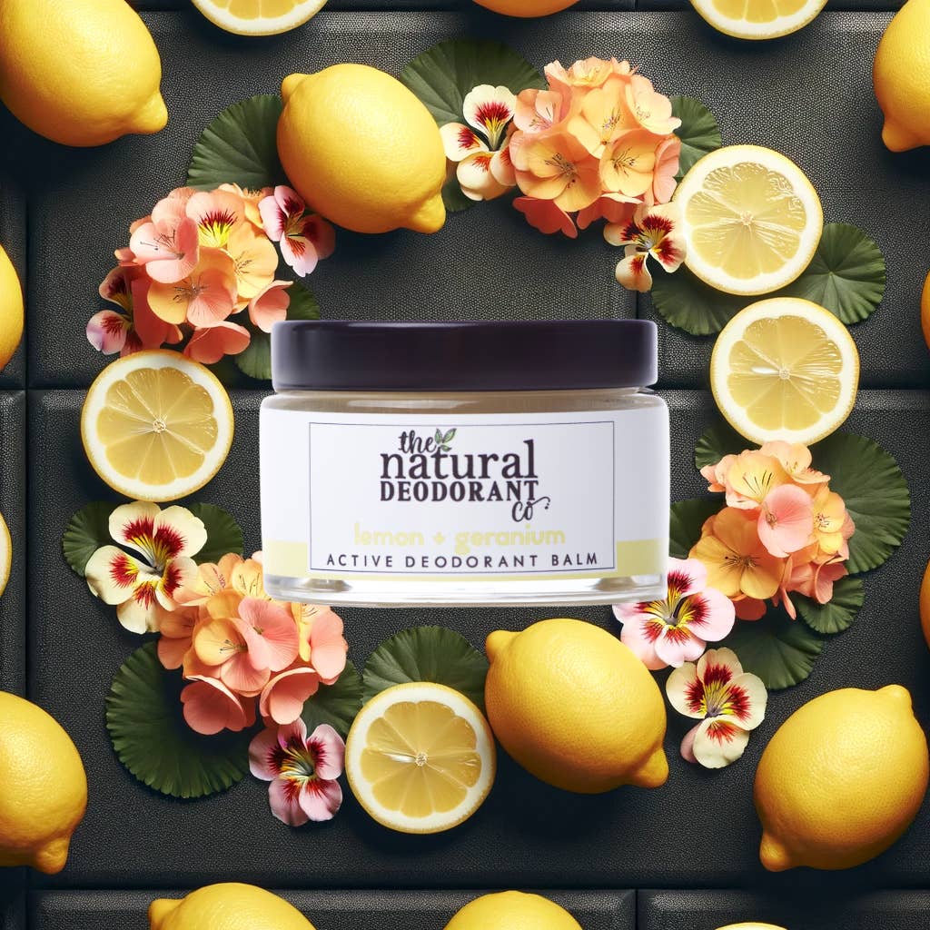 Active Deodorant Balm Lemon + Geranium 55g