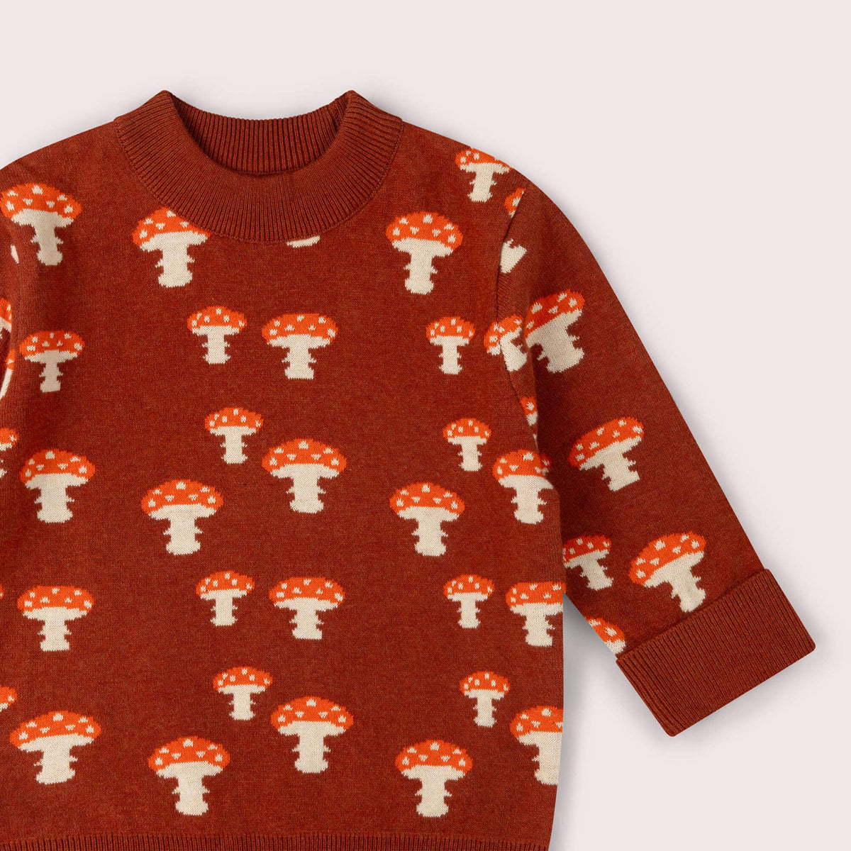 Mushroom Knitted Jumper