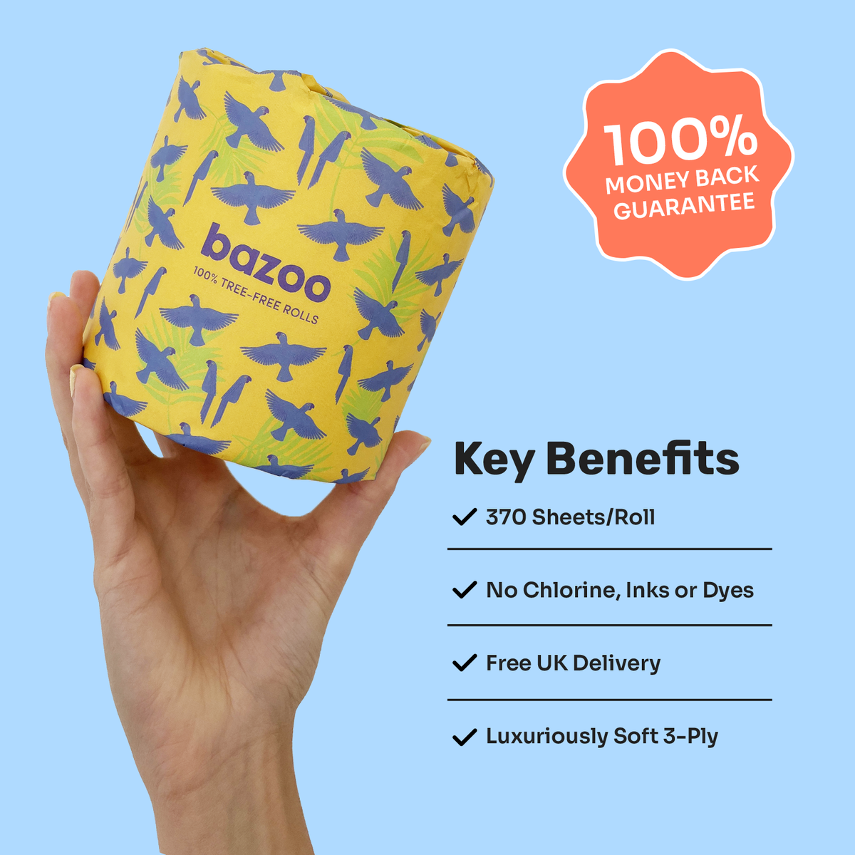 Luxury 100% FSC Certified Bamboo Toilet Paper | Protected Species Range
