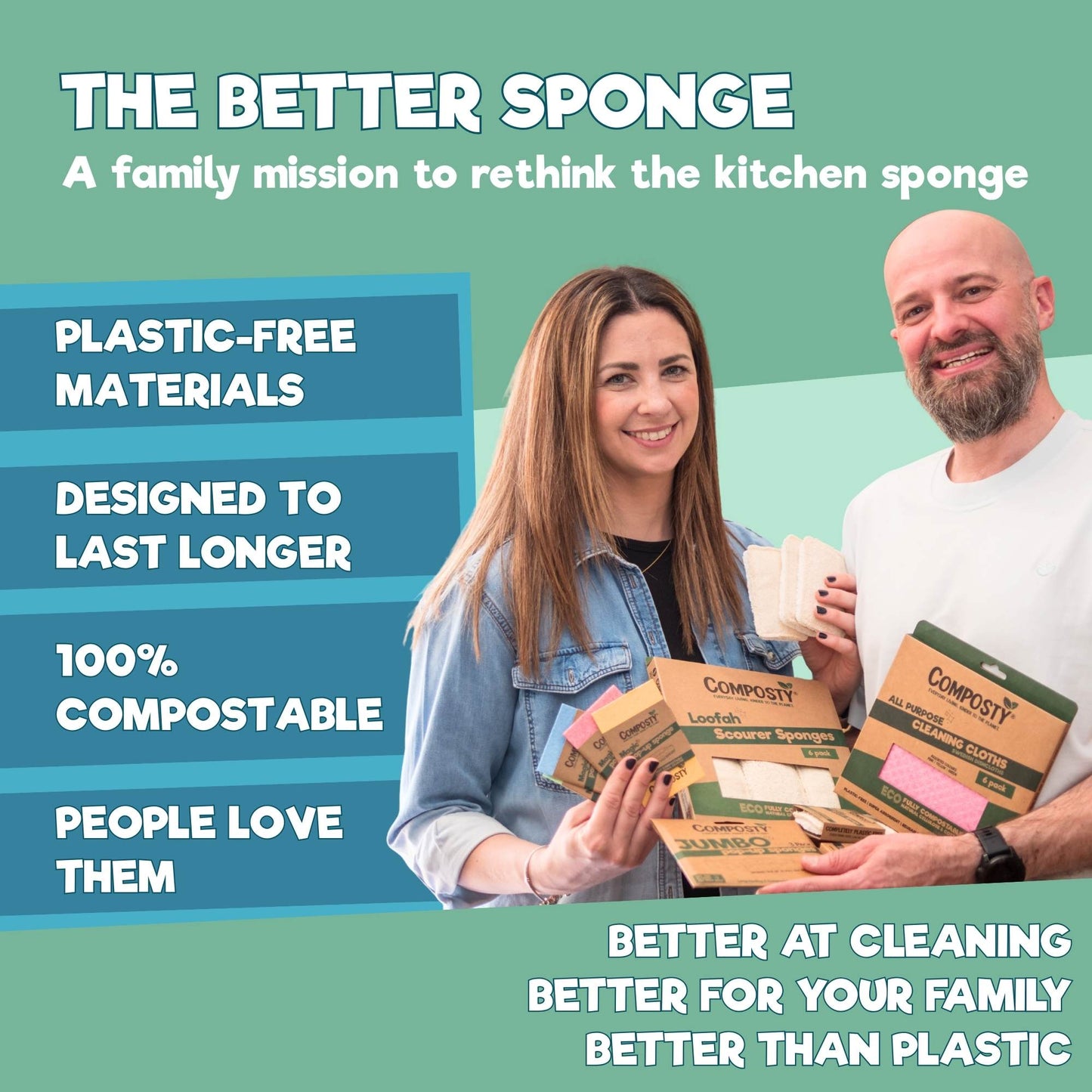 The Better Sponge Starter Pack | Try with Free UK Postage