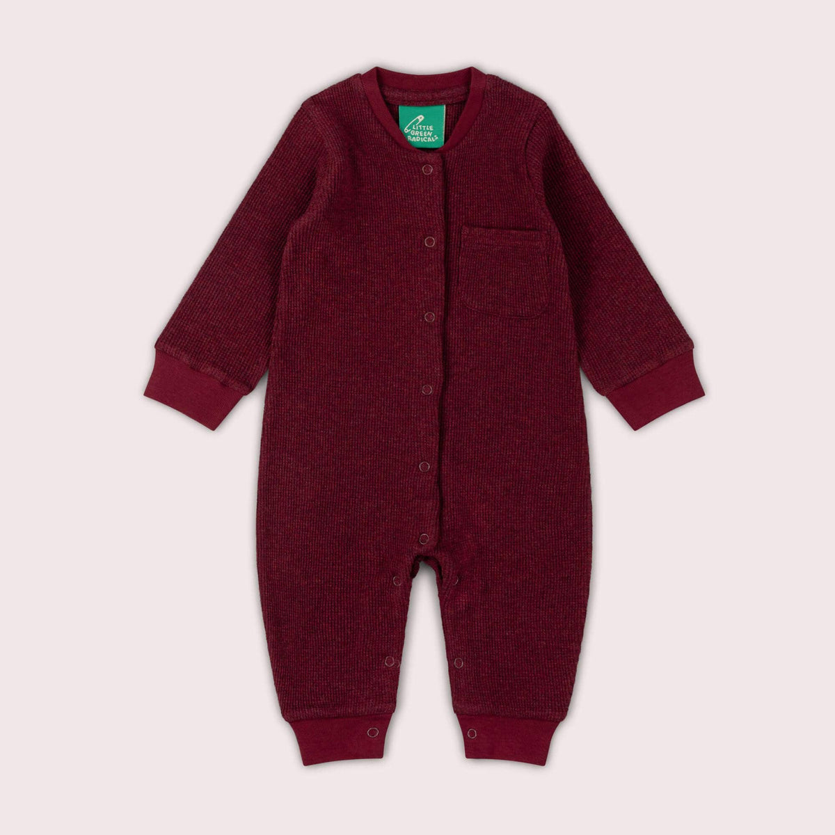 Rhubarb Organic Waffle Playsuit