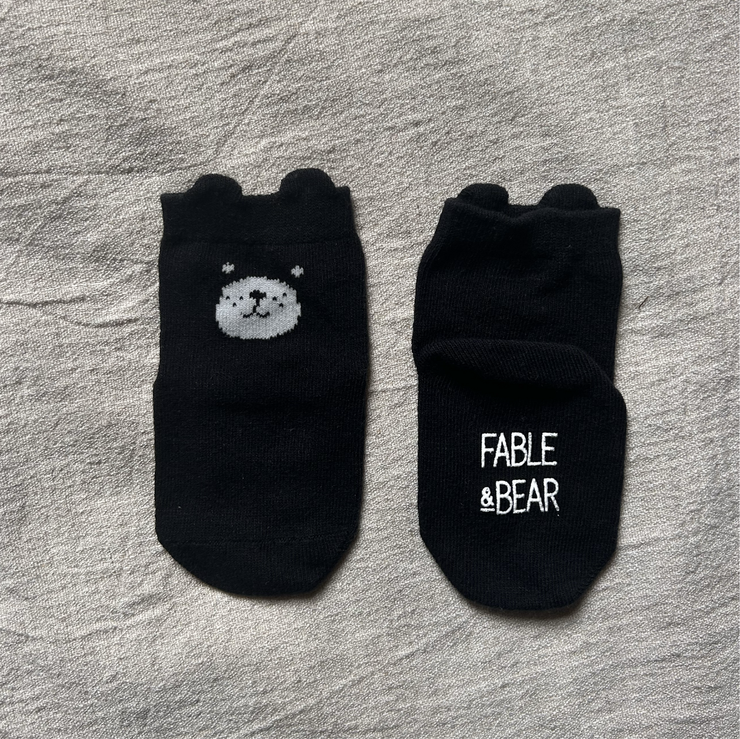 Bear Socks - Black