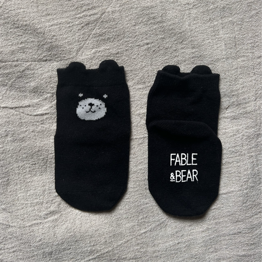 Bear Socks - Black