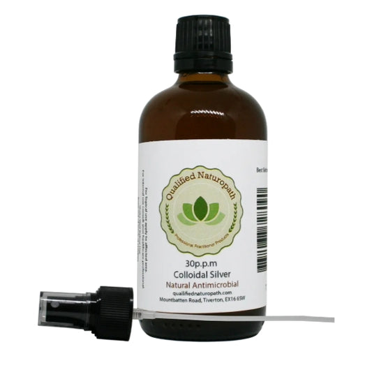 Colloidal Silver Ultra Pure 30ppm - 110ml - With Atomiser