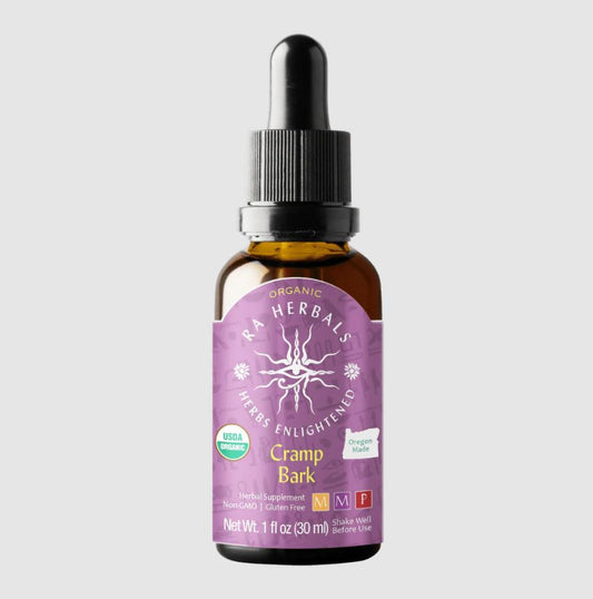 Organic Cramp Bark Tincture for KIDNEYS, URINARY TRACT, MENSTRUAL PAIN