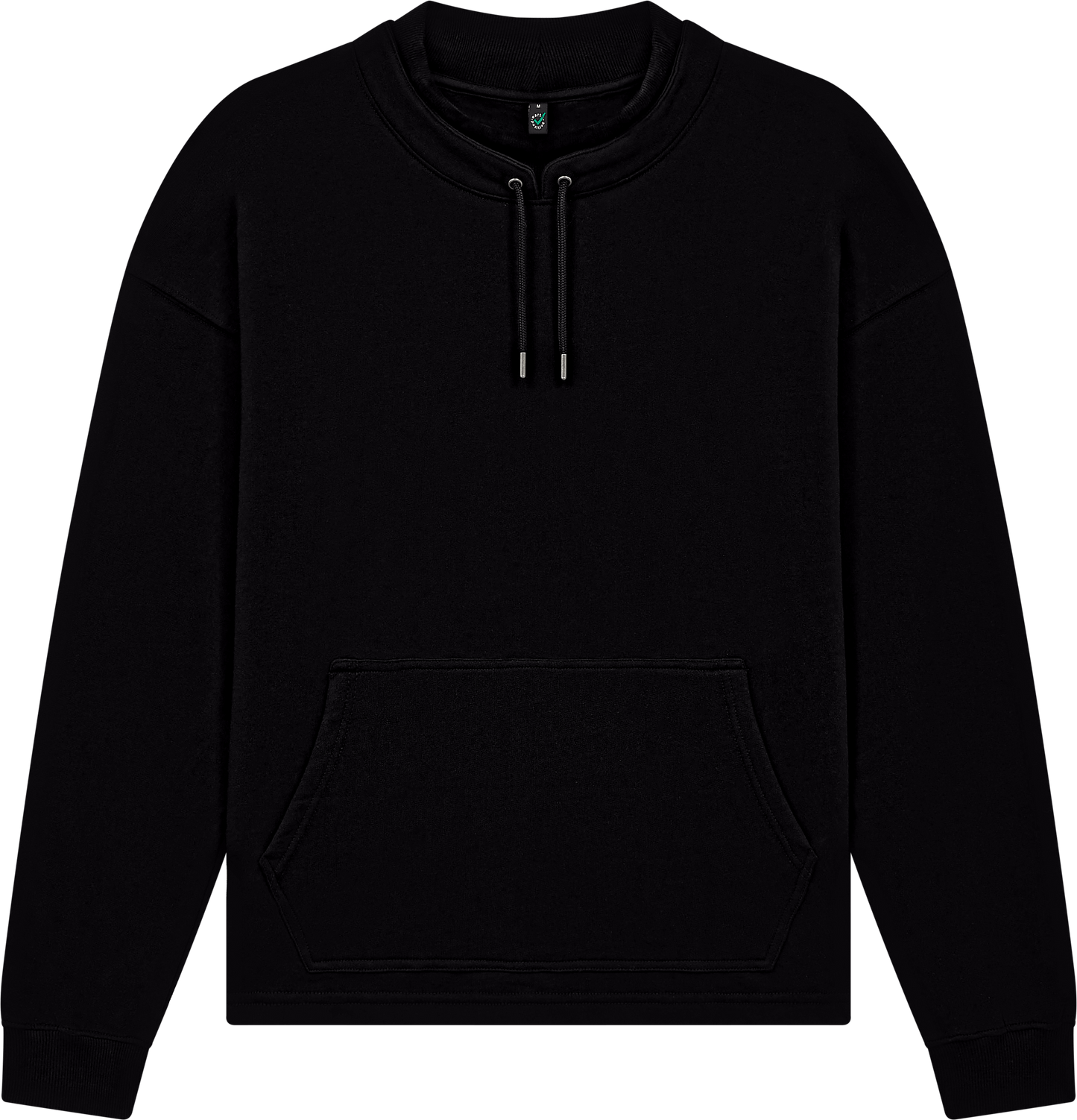 Organic Mock Neck Sweatshirt: Unisex