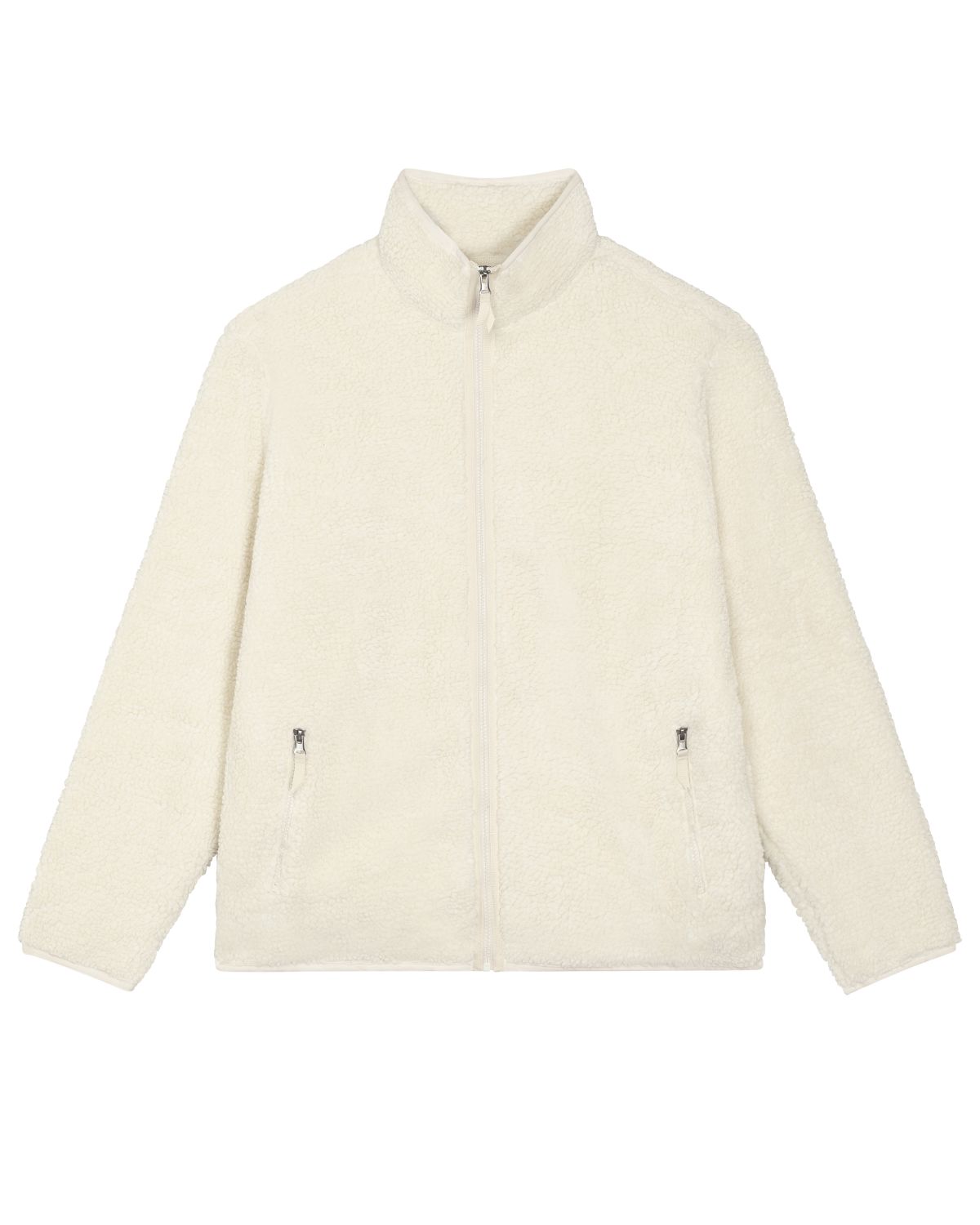 Recycled Sherpa Jacket Zipped: Unisex