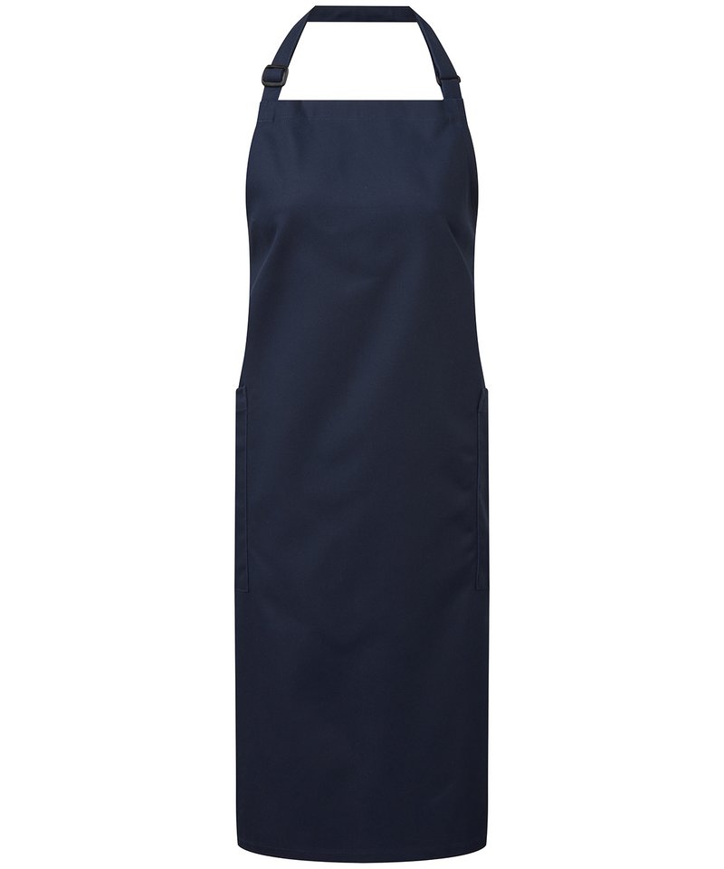 Recycled Polyester And Cotton Bib Apron, Organic And Fairtrade Certified
