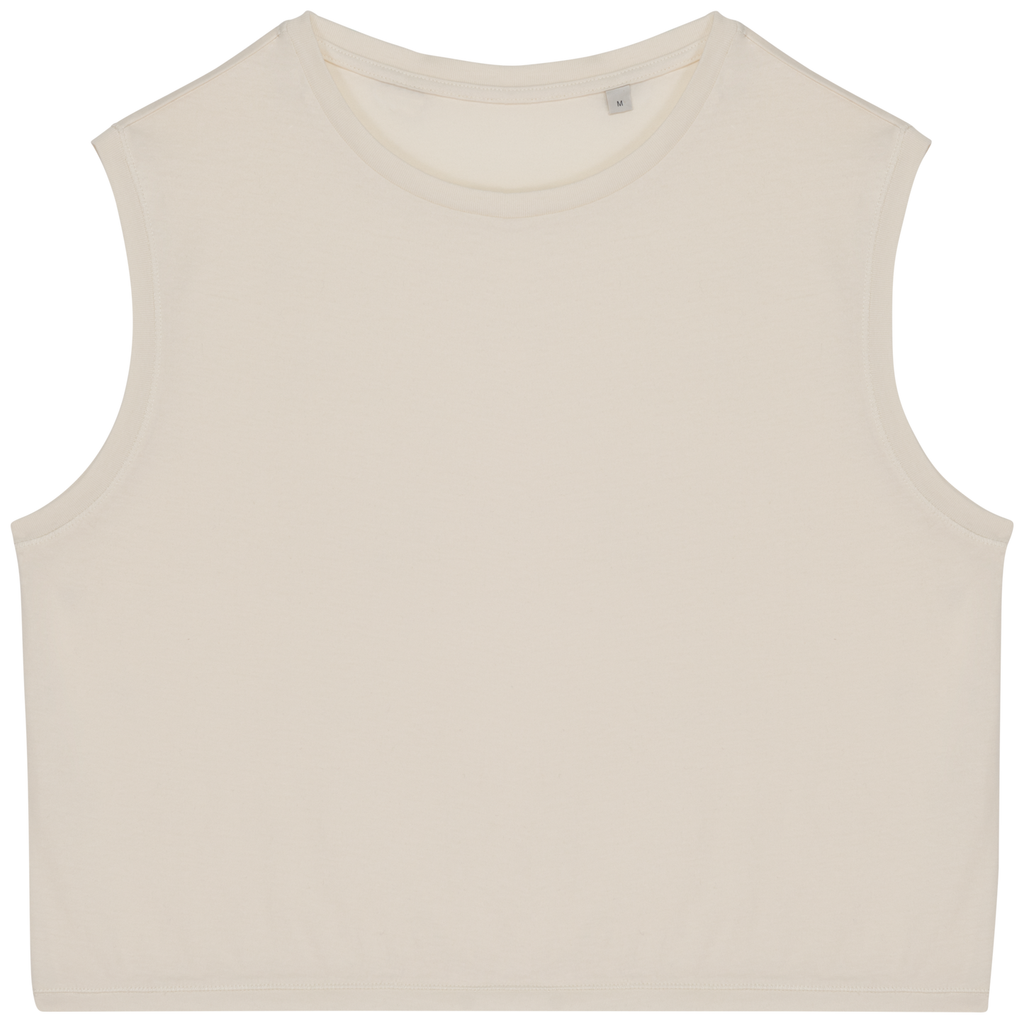Organic Faded Cropped Tank Top: Womens