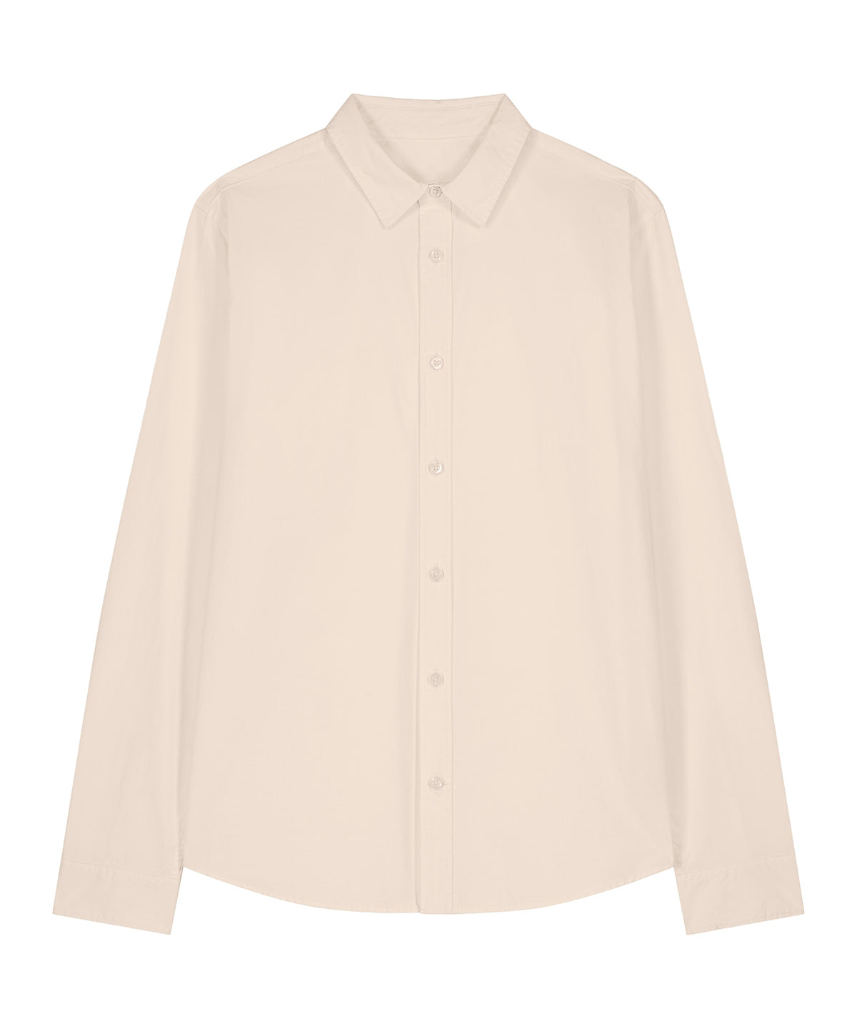 Organic Poplin Long Sleeve Shirt: Womens