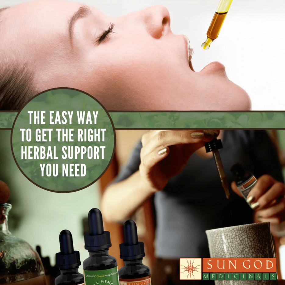 Organic Herbal Tension Tincture - EASE TENSION in HEAD, NECK & SHOULDERS
