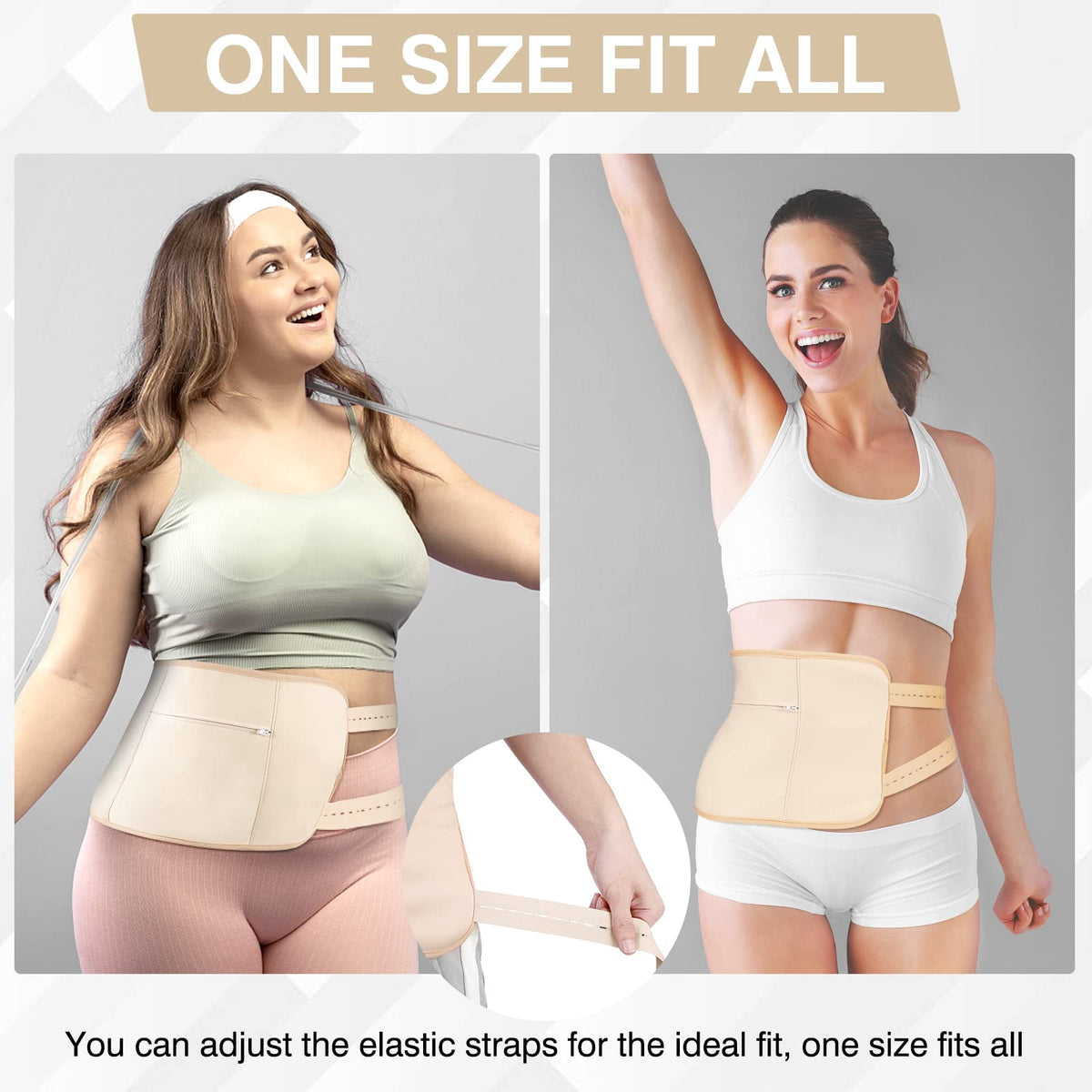 Organic Castor Oil 4 Piece Pack with a Body, a Neck & a Chest/Breast Wrap (Up to 40" Waist)