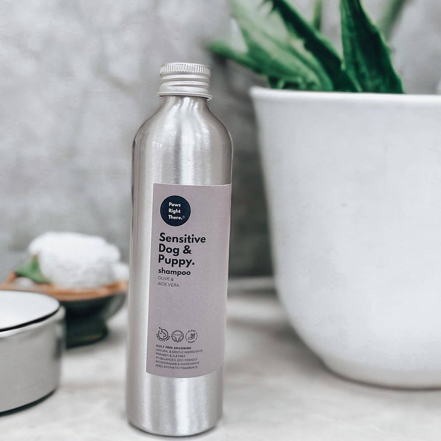 Puppy shampoo |Sensitive Dog Shampoo | Natural Olive & Aloe