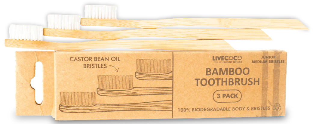 LiveCoco Bamboo Toothbrushes