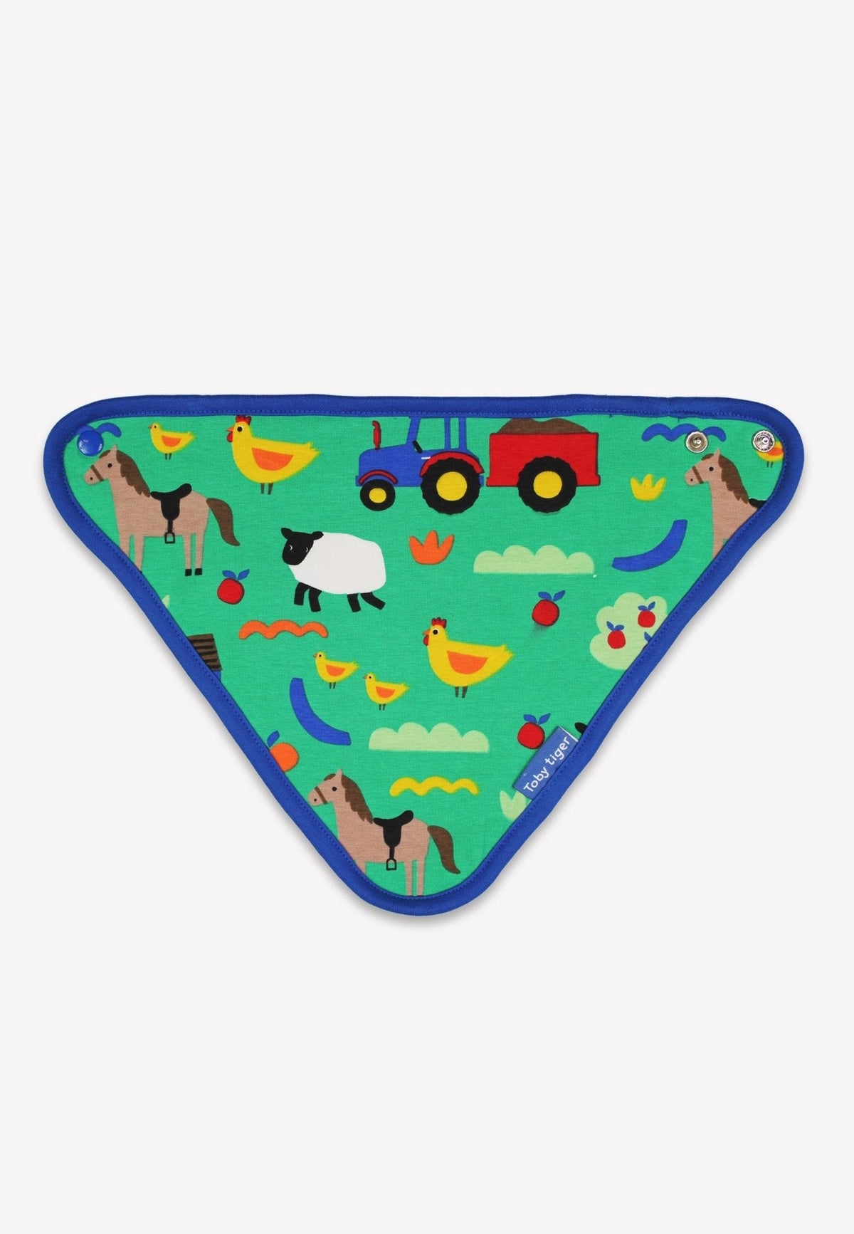 Organic Hillside Farm Print Dribble Bib