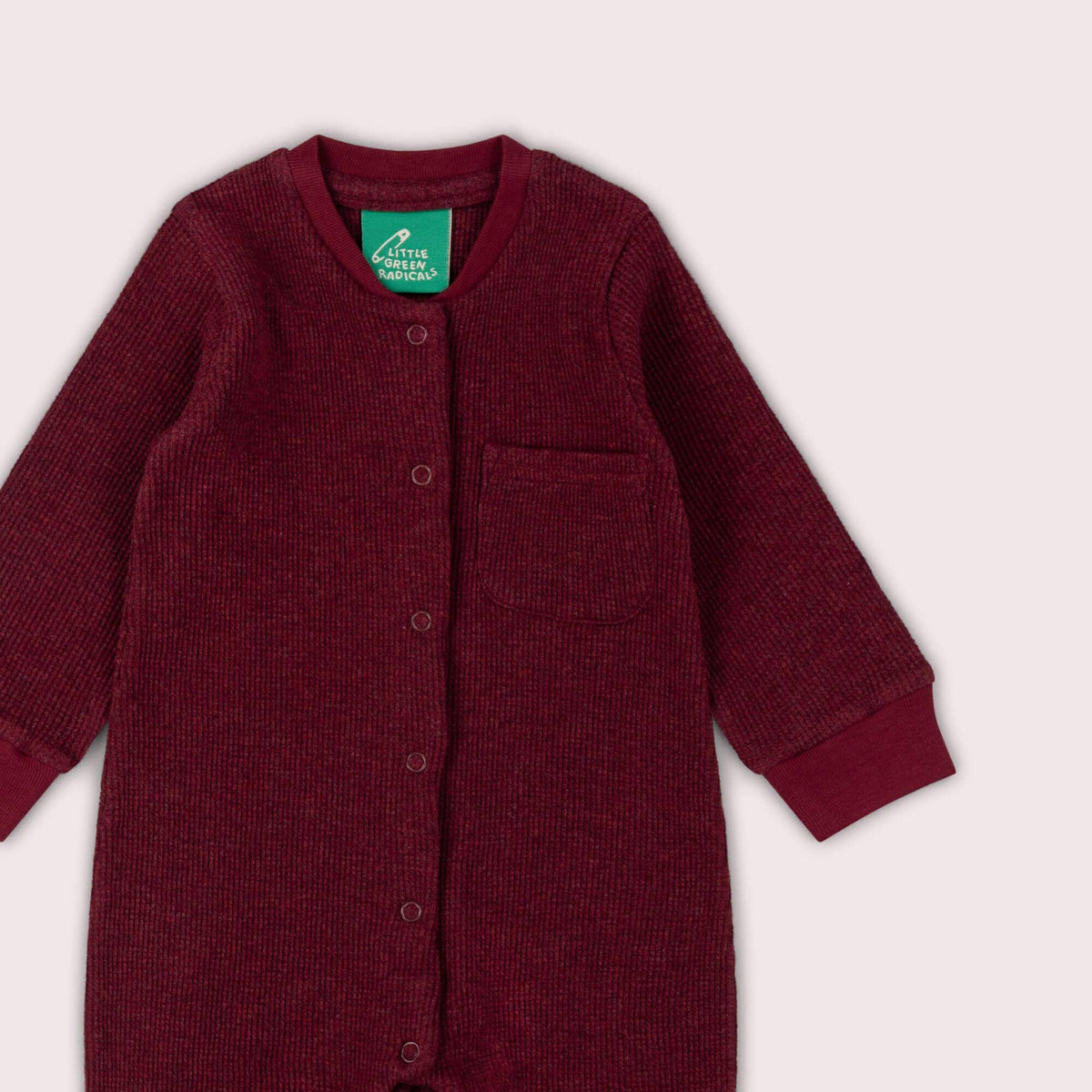 Rhubarb Organic Waffle Playsuit