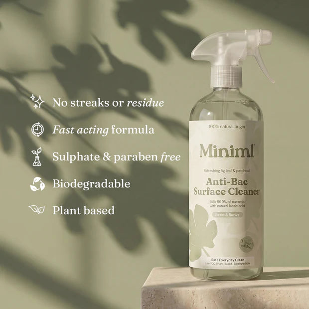 Miniml Anti-Bac Surface Cleaner – Fig Leaf & Patchouli (Limited Edition)