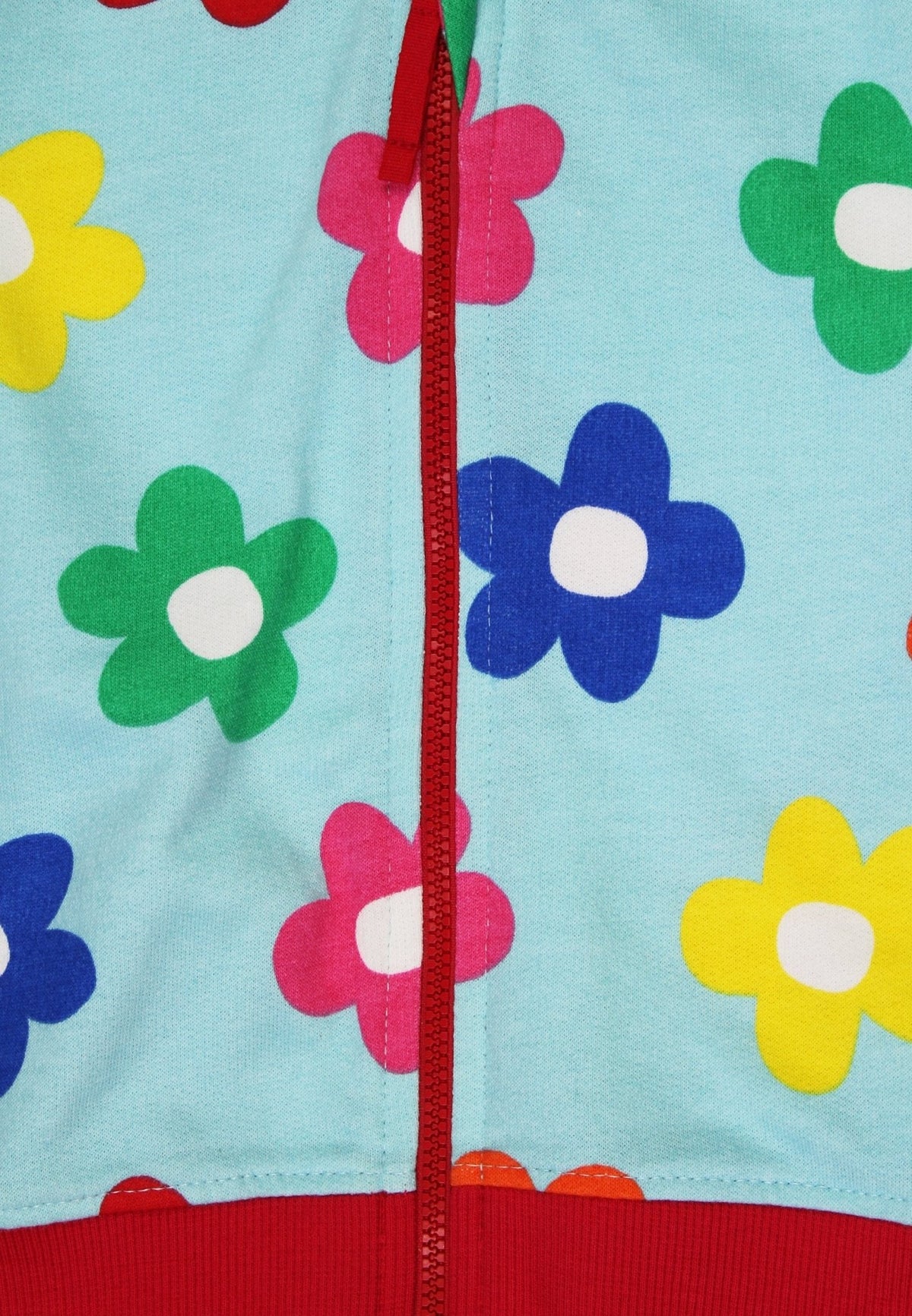 Organic Rainbow Bloom Print Hoodie