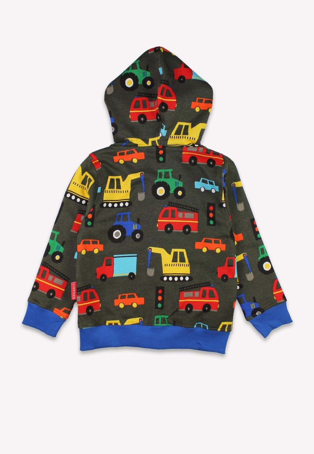 Organic Transport Print Hoodie