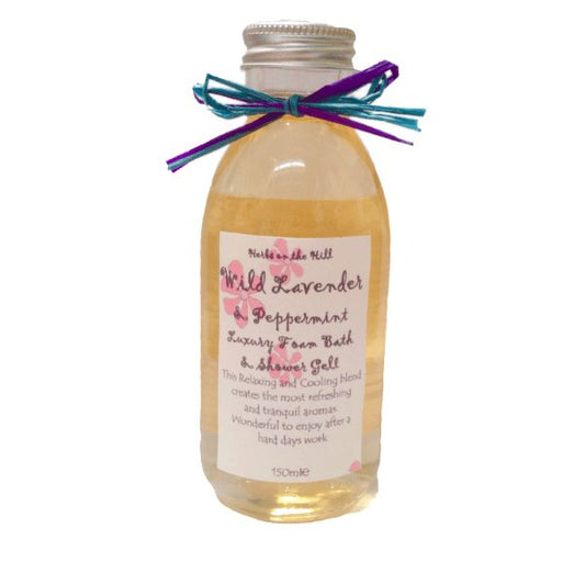 Lavender & Mint Foam Bath & Shower Gel - Cool, calm, and collected
