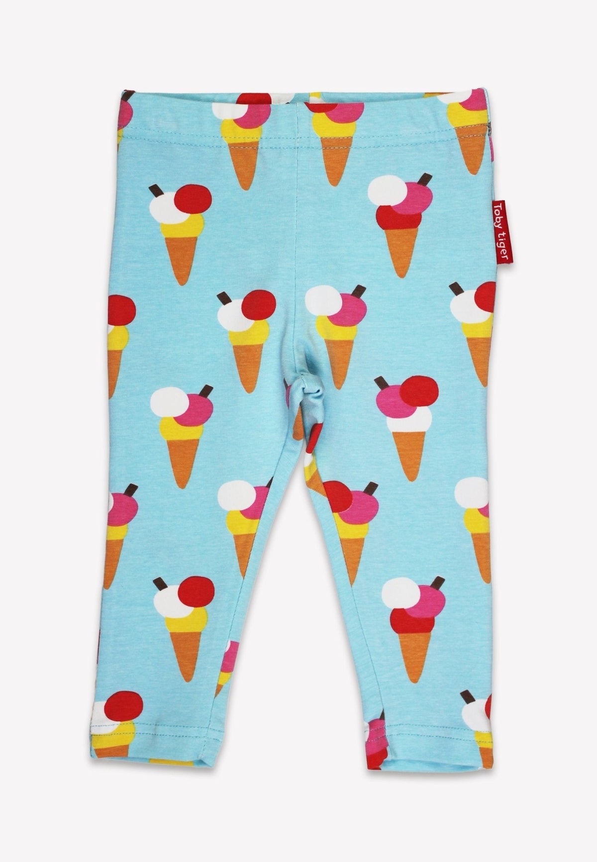 Organic Ice Cream Cones Print Leggings