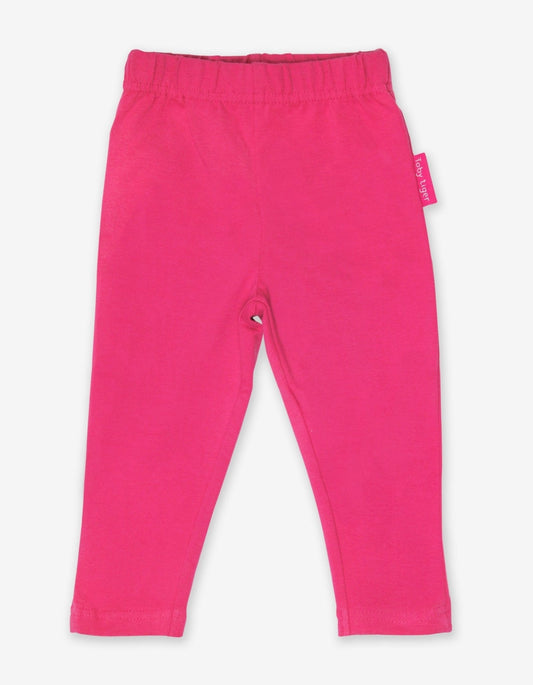 Organic Pink Basic Leggings