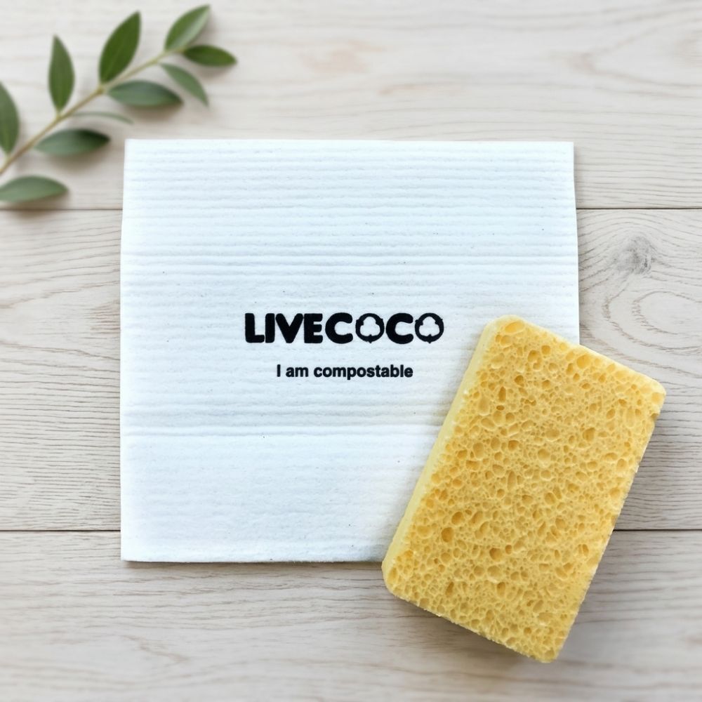 LiveCoco Cleaning Cloths & Sponges