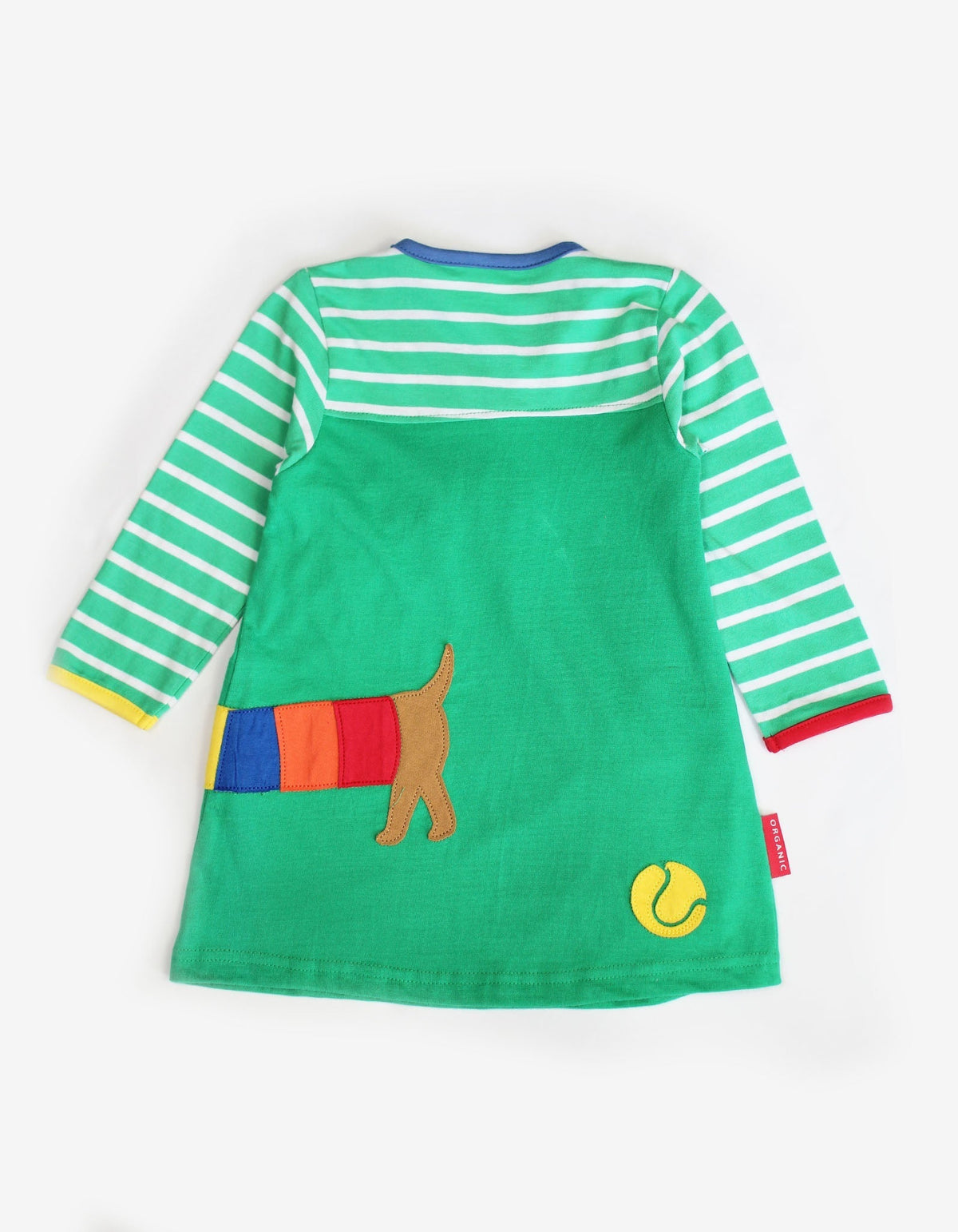 Organic Multi Sausage Dog Applique Dress