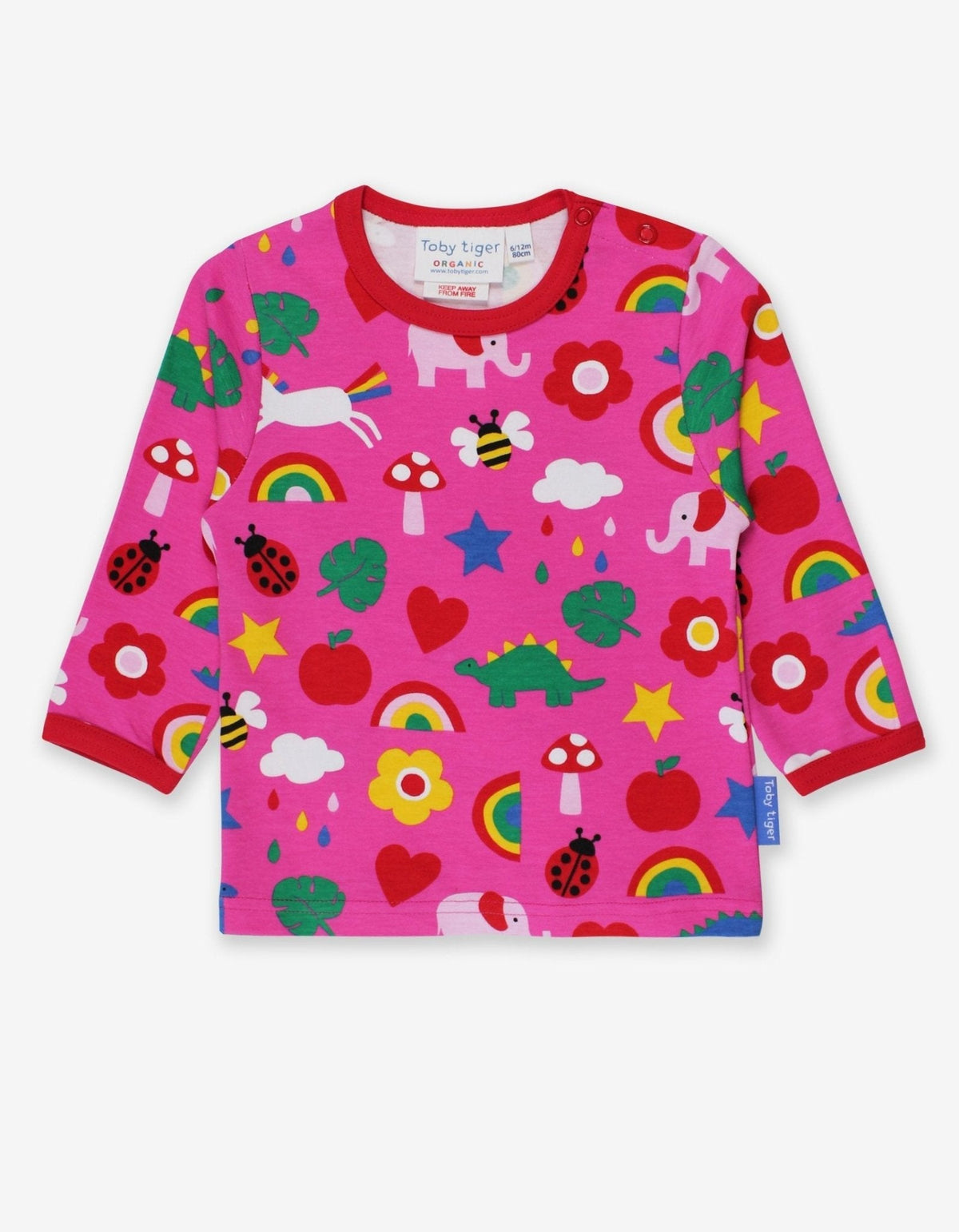 Organic Magical Mix-Up Print Long-Sleeved T-Shirt