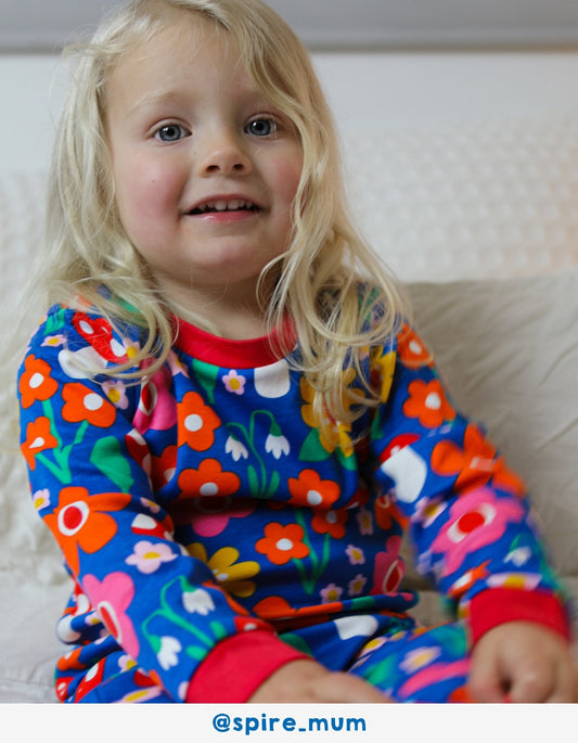 Organic Floral Mushroom Print Pyjamas