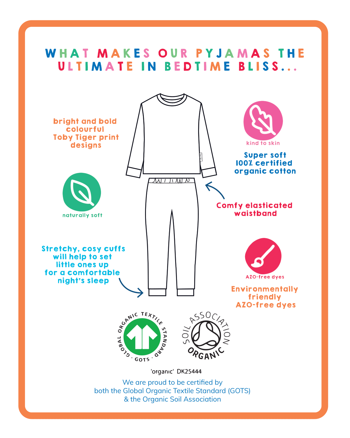 Organic Halloween Print Pyjamas