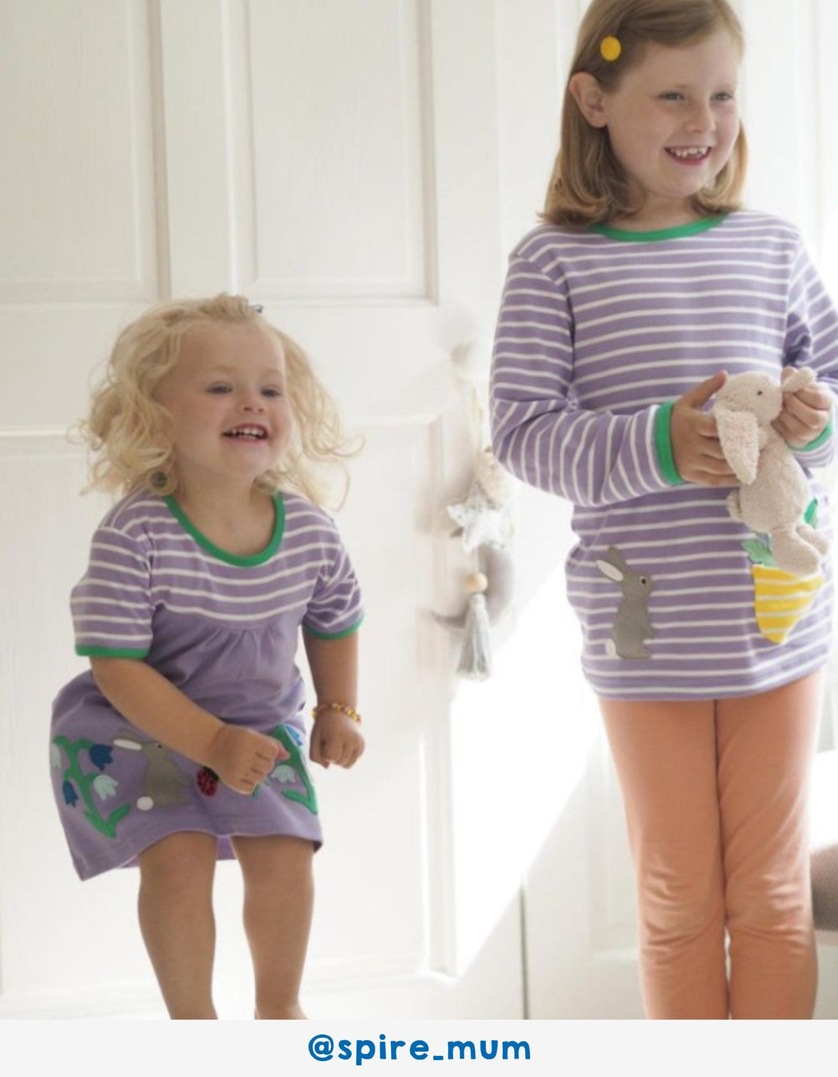 Organic Spring Applique Long-Sleeved T-Shirt