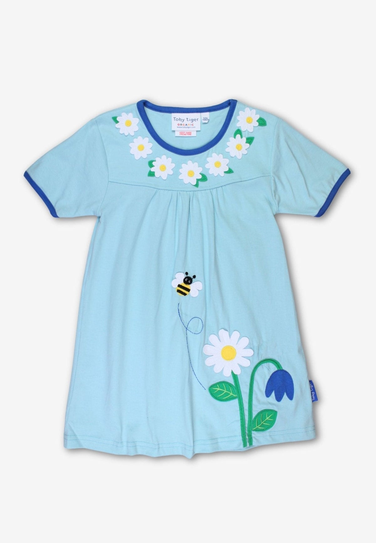 Organic English Garden Applique T-Shirt Dress