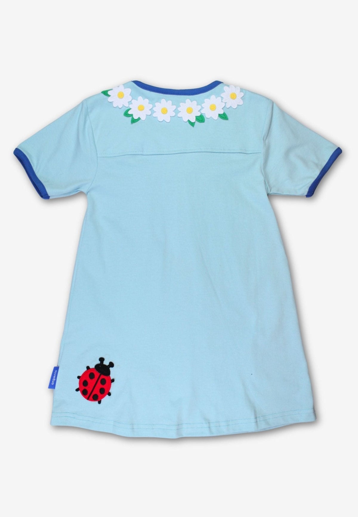 Organic English Garden Applique T-Shirt Dress